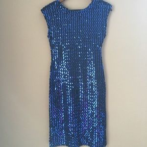Women’s Vintage Glenrob Sequin Blue Dress